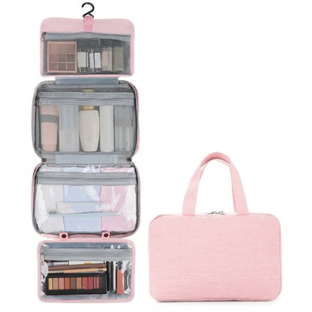 Toilet taske - Bærbar hængende toilet taske - Foldbar rejse toilet taske