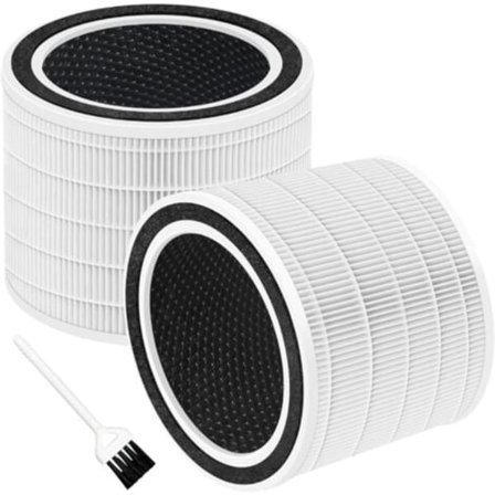 Ersättningsfilter Core 200S för Levoit Core 200S Smart WiFi Luftrenare, 3-i-1 Högeffektivt True HEPA och Aktivt Kolfilter, Artikelnummer Cor