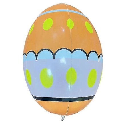 Påskepynt Påske 60 cm Udendørs Påske Oppustelig Dekoreret Bold Kæmpe Påske Oppustelig Bold Påske Gårdsdekorationer