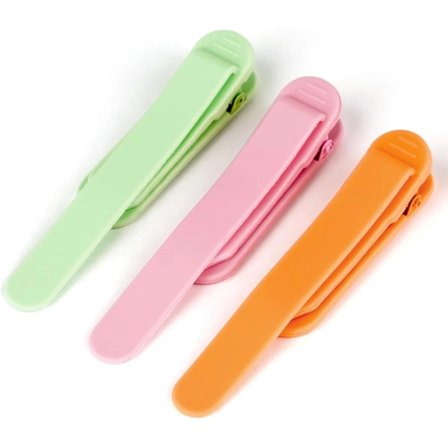 Bokmerke, Unikt og Kreativt Metall Silikon Andenebb Bokmerke Klemme, En Perfekt Gave til Kvinner og Bokelskere Oransje-Rosa-Grønn