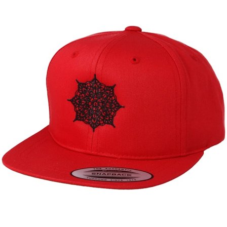 Kiddo Cap - Rot Snapback Cap - Kids Mandala Red Snapback @ Hatstore