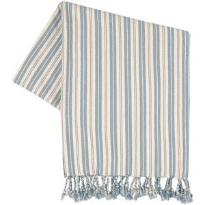 Buddy & Hope Beach towel/blanket Hamam Emil Stripe Blue One Size - Textile - One size - Blue