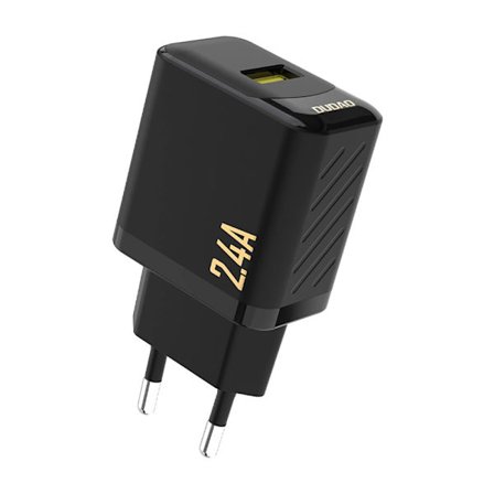Dudao USB-vægoplader 2,4A – Sort