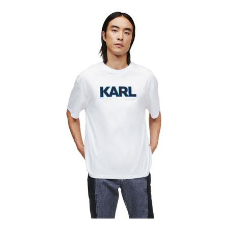 Karl Lagerfeld T-Shirts Hvid, Herre
