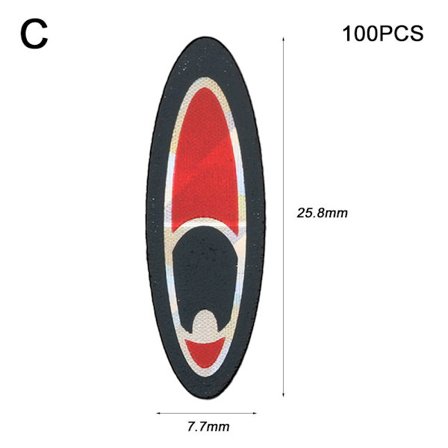 Fish Lure Eyes Lase metall lokke øyne C C