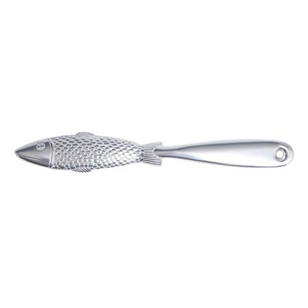Kitchen Craft - Aluminiumsfiskeskraber, 22 cm x 3,5 cm - Sølvfarvet