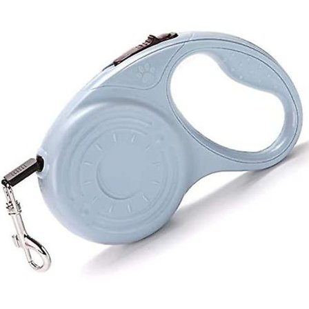 5m Teleskopisk Hundeline Med Ergonomisk Skridsikker Håndtag Til Små Til Mellemstore Hunde Op Til 15kg, Grøn