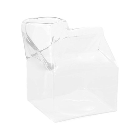 Gräddkanna Presenter till Vänner 300ml Glas Mjölkmugg för Vatten Kaffe Mjölk