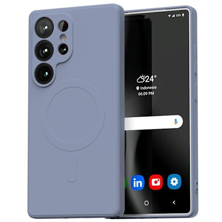 Mercury Mobilskal till Galaxy S25 Ultra MagSafe Semi-Silikon - Lavendel