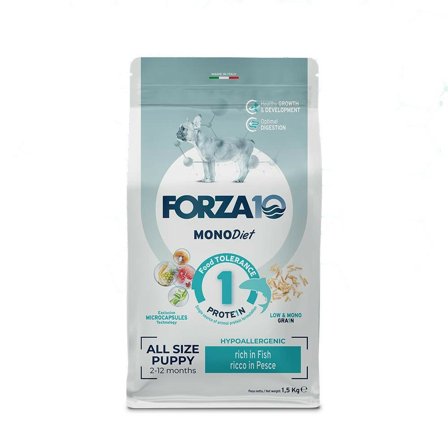 Forza10 Puppy Junior Diet Crocchette Al Pesce Per Cuccioli Sacco