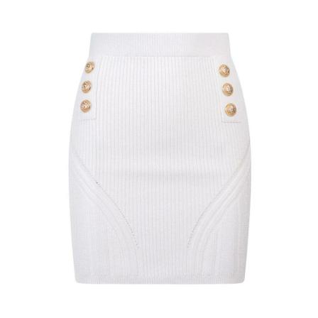 Balmain Skirts Hvid, Dame