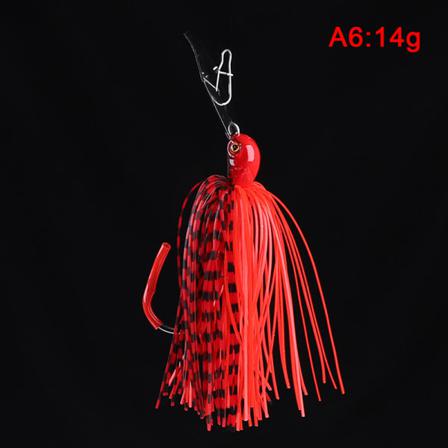Fishsian Chatterbait Fiskedrag 14-18g Fiskeredskap Spinne