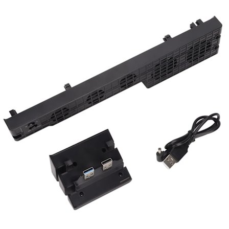 PS4 Pro USB-jäähdytintuuletin Hub 5 tuuletin automaattinen ulkoinen pelikonsolin jäähdytin