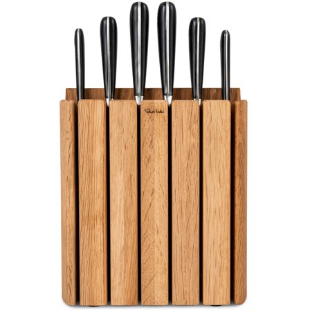 Robert welch Signature Book Knivblokk m/ 6 Kniver' - 'Svart og stål