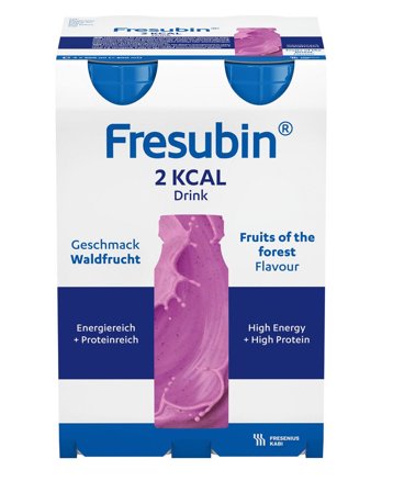 Fresubin 2 kcal Drink næringsdrikk skogsbær 4x200 ml