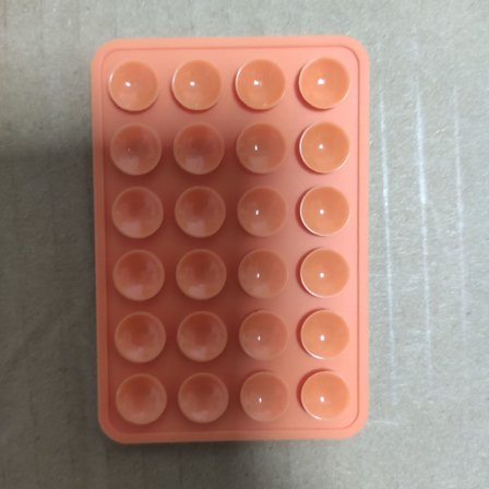 Förtjockad 24-kornig fyrkantig sugkopp, mobiltelefon silikon sugkopp, mobiltelefon surfplatta datorstöd, klistra in hållare