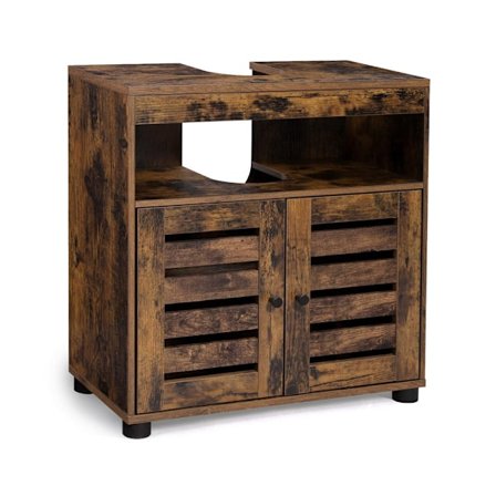 Badrumskommod för tvättställ med hylla och förvaringsskåp - Rus