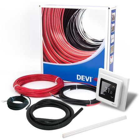 DEVI DEVIcomfort kit 10T Large Varmekabelsett 100 M, Varme