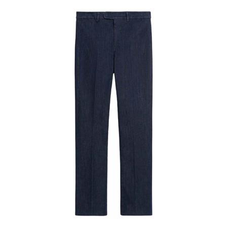 Max Mara, Trousers Blauw, Dames, Maat:L,stretch