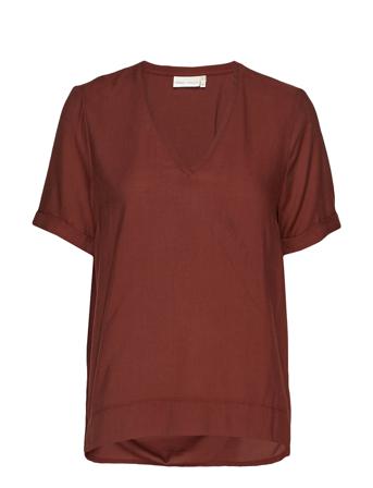 Blakeiw V Top T-shirt Top Rød InWear