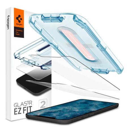 Spigen Ez Fit 2-pack Härdat Glas.tr Iphone 12 Pro Max - Svart Svart