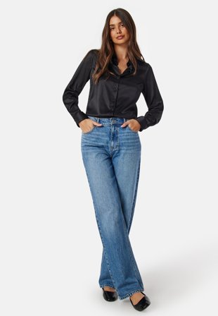 BUBBLEROOM Nicole Shirt Black Klær