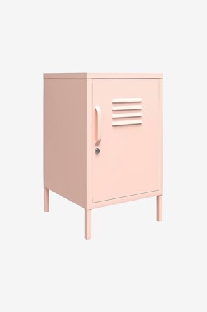 Dorel Home - Gavelbord med 1 dörr Mission District - Röd - Avlastningsbord & sidobord - Från Homeroom