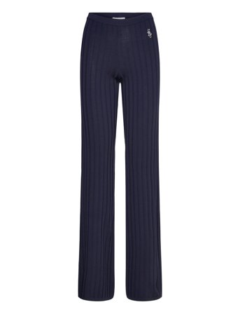 Sporty & Rich Src Ribbed Trousers - Navy - S
