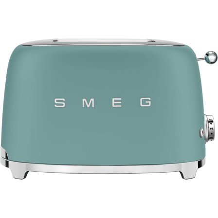 Smeg Brødrister 2 skiver, emerald green - Kjøp kjøkkenmaskin hos Bakeren og Kokken