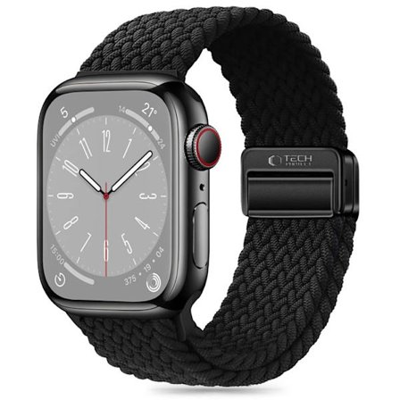 Tech-Protect Apple Watch (38/40/41mm) Armband NylonMag - Svart