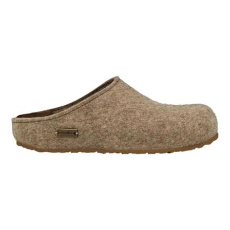 HAFLINGER uld hjemmesko - GRIZZLY MICHL Beige - Damer - Gummisål - 41