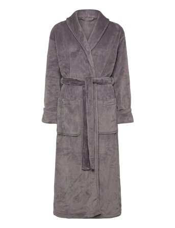Soft Fleece Bathrobe Grey Hunkemöller