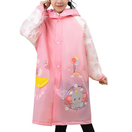 Lasten EVA heijastava paksuuntunut taitettava sadetakki XL KLB