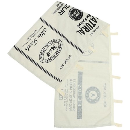 Retro-stil køkken gardiner i bomuld til vinduer for øget privatliv (som vist på billedet)