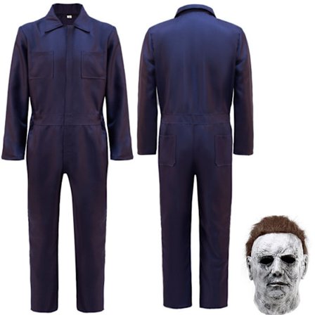 Vuxna Cosplay Kostym Jumpsuit Overaller Kostym