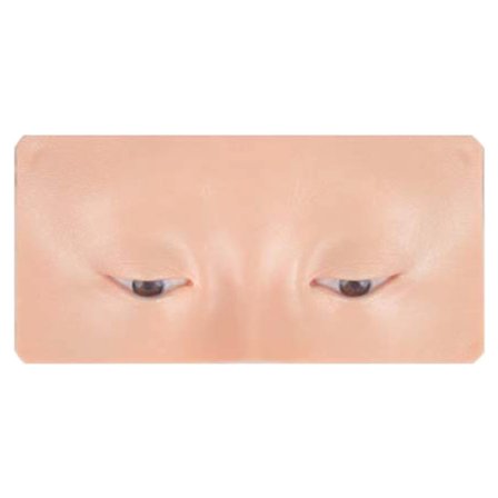 Øvelse Silikone Ansigtsmodel Bionisk Hud Øjenmakeup Øjenvipper Ansigtsmaling til Begyndere Kosmetolog Kosmetiker