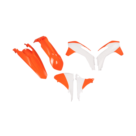 Kit Plastiche Rtech Arancio-Bianco - KTM 200 EXC 2014-2016