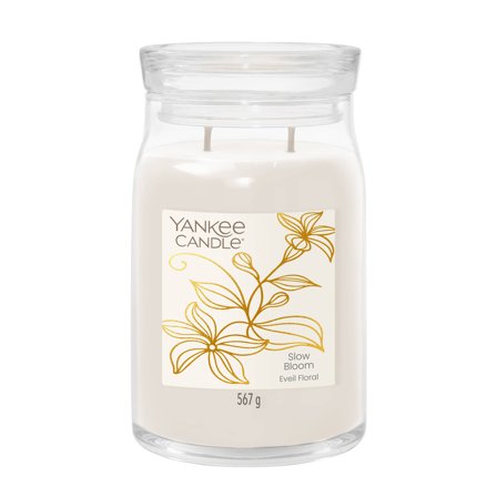Yankee Candle Signature Jar Candles Slow Bloom 567g - Candela Profumata