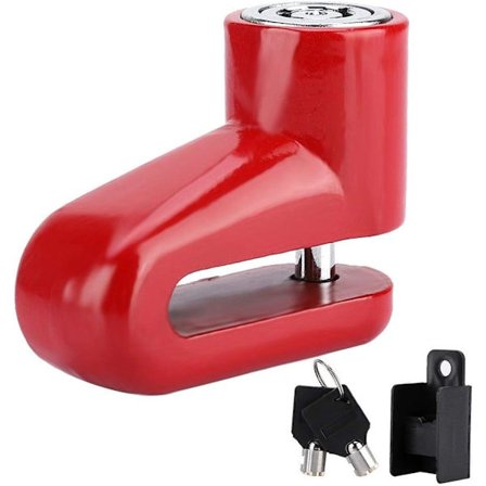 Skivebremselås, Motorcykelalarm Skive Anti-tyveri, Sikkerhedsskivebremselås, Sikkerhedsscooter Motorcykel Cykel Anti-tyveri Heavy Duty Cykelbremse [Re