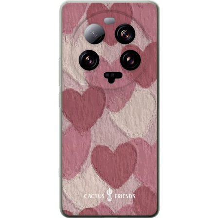 Yhteensopiva Puhelinkuori Xiaomi Xiaomi 13 Ultra Cactus and Friends - Blush Paper Hearts