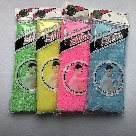 Salux Massage Håndklæde Bad Gnid Ryg Bad Skummende Eksfolierende Håndklæde 4[HK]