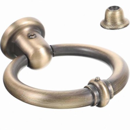 Klassisk dörrknackare med enkel dörr för heminredning, dörrtillbehör i antik stil