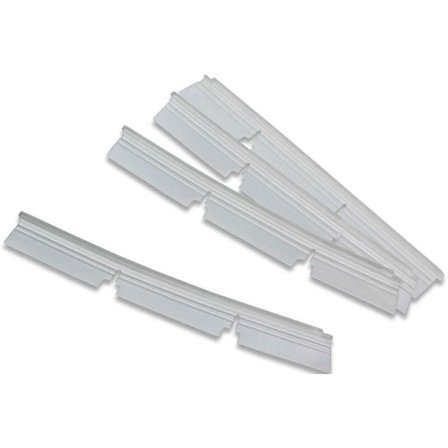 6x gummifliker kompatible med Neato Botvac D85 robotstøvsuger