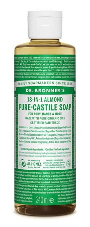 Dr. Bronner's Castile Soap Almond, Skincare, Kropspleje, Bodyshampoo