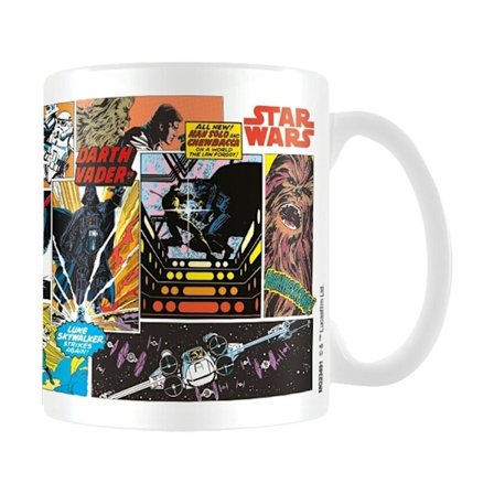 Star Wars Comic Panel Mug En Storlek Flerfärgad