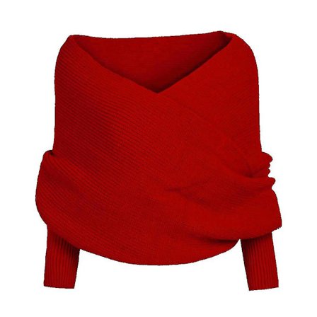 Naisten Neulotu Neuletakki Huivi Hiha Kääre Talvi Lämmin Shawl Huivi