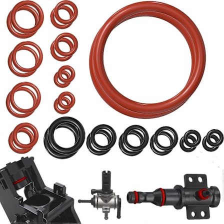 O-ringer kompatible med Philips Saeco, 30 stk silikonpakninger for støtteventil, dampventil, bryggegruppe-FS-