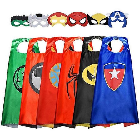 Superheltekapper til børn, legetøj til 3-10 årige drenge og piger, festartikler, julegaver, Halloween-gaver
