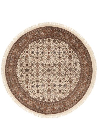 Ø 250 Alfombra Oriental Bidjar Indo Redonda Marrón/Beige Grande (Lana, India)