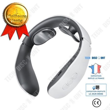 TD cervikal ryggradsmassager, elektromagnetisk puls, nack- och nackskydd, multifunktionell axel-, nack- och bröstmassager